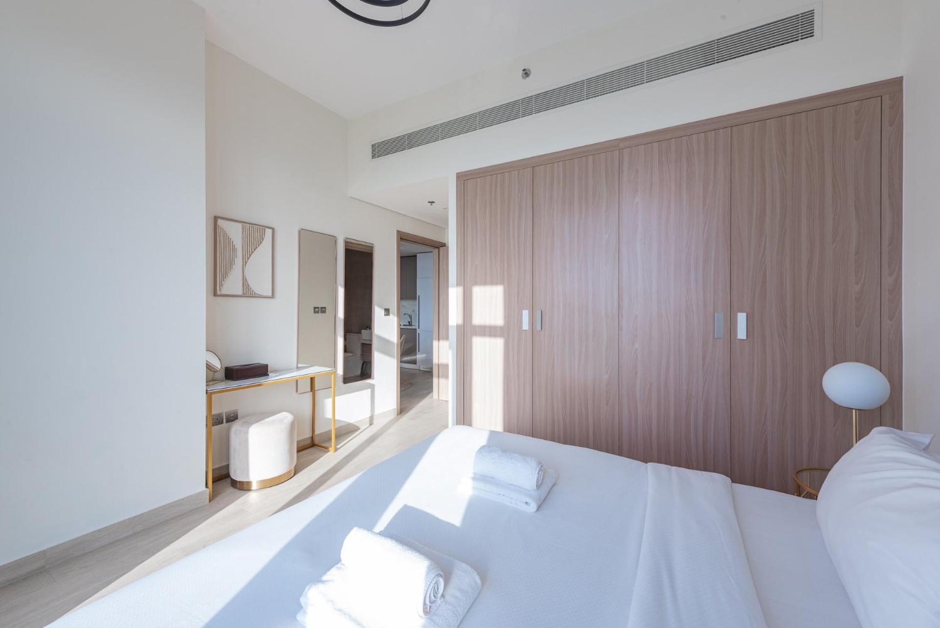 두바이 Cozy & Convenient 1Br Haven In Al Jaddaf 아파트 외부 사진