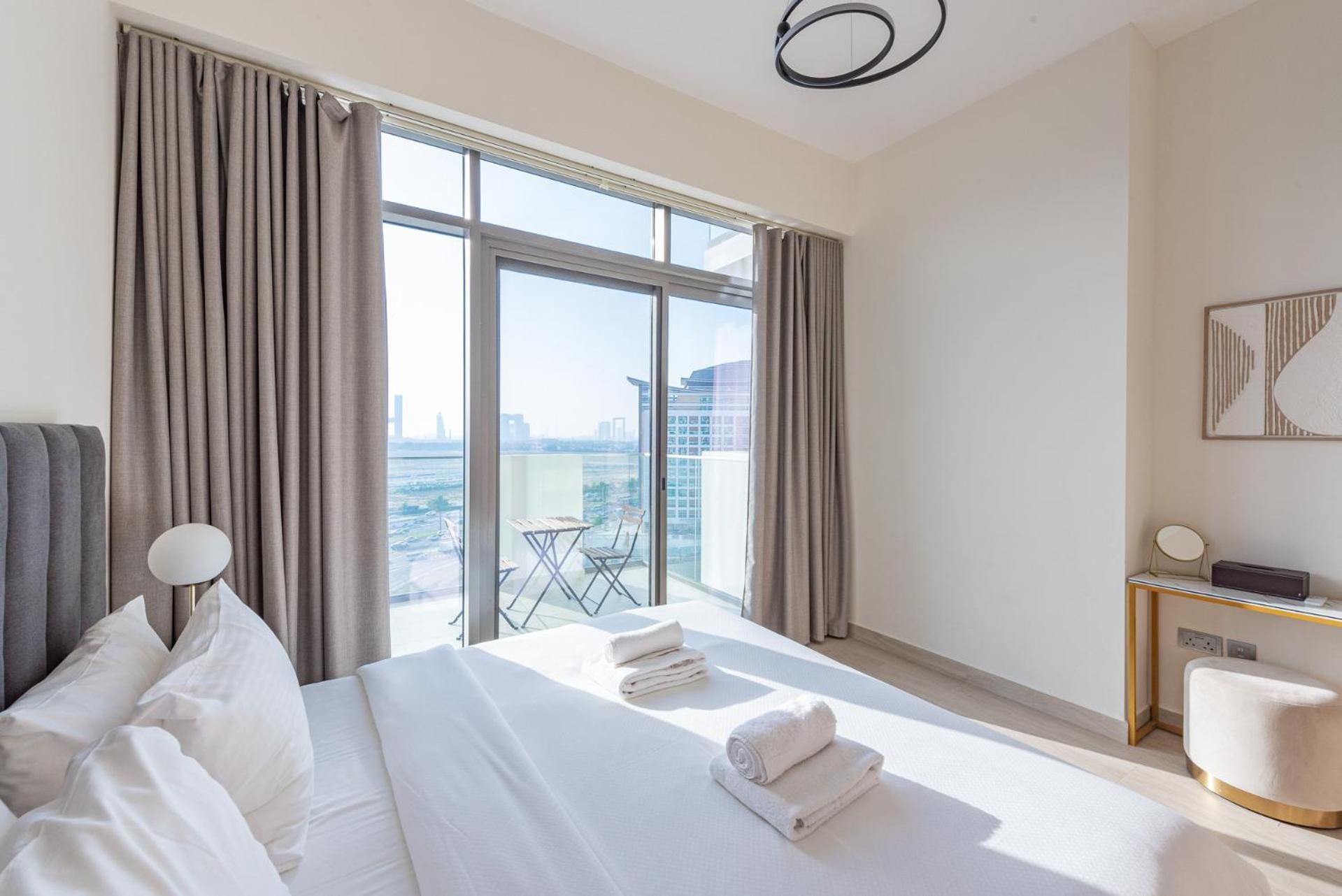 두바이 Cozy & Convenient 1Br Haven In Al Jaddaf 아파트 외부 사진