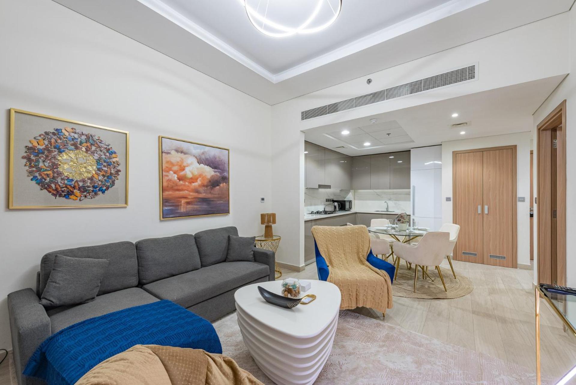 두바이 Cozy & Convenient 1Br Haven In Al Jaddaf 아파트 외부 사진