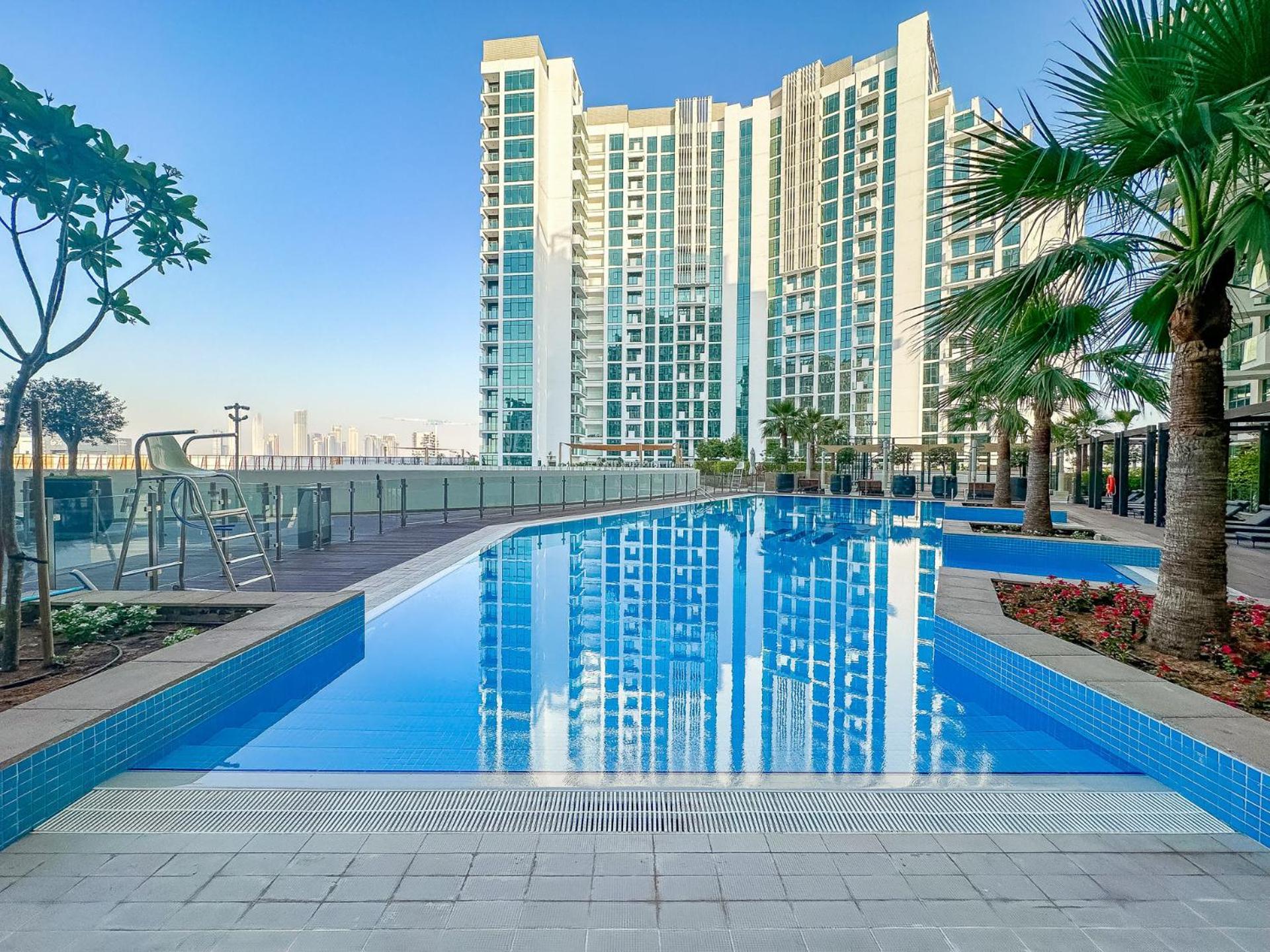 두바이 Cozy & Convenient 1Br Haven In Al Jaddaf 아파트 외부 사진