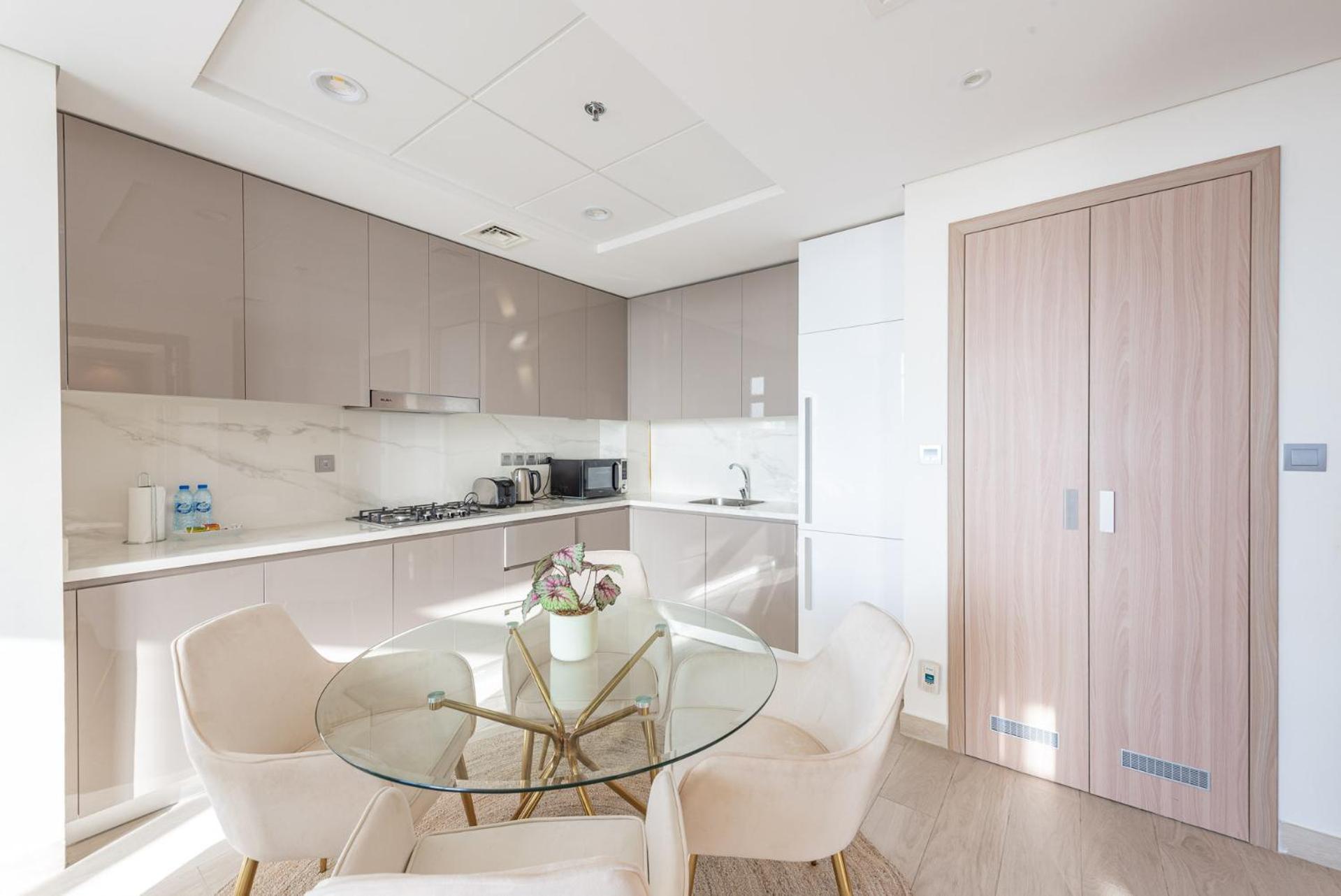 두바이 Cozy & Convenient 1Br Haven In Al Jaddaf 아파트 외부 사진